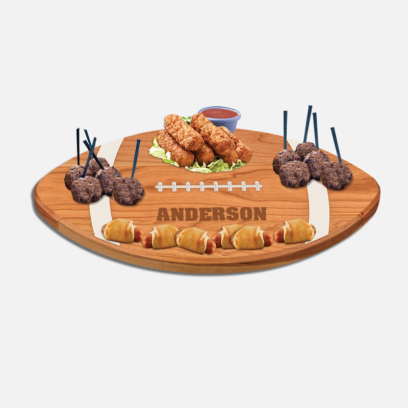 The Personalized Football Serving Board 5610 001 9 3
