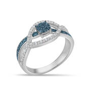 The Blue Wave Diamond Ring 11067 0015 a main