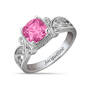 Personalized Vintage Elegance Birthstone Ring 12122 0016 j october