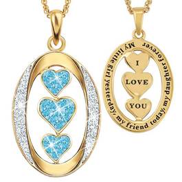 My Daughter I Love You Diamond Pendant 1136 001 3 3