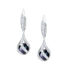 Loves Embrace Pearl Diamond Earrings 10125 0033 a main