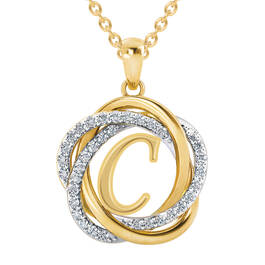 Personalized Love Knot Pendant 10477 0011 a main