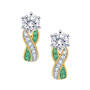 Birthstone Swirl Earrings, Birthstone Swirl Earrings 6503 0033 e may