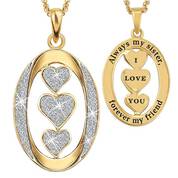 My Sister I Love You Diamond Pendant 1487 001 8 1