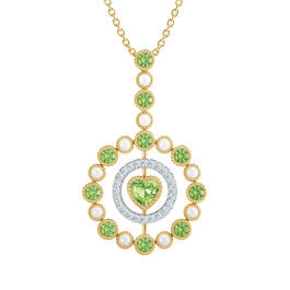 Love Embrace Birthstone Diamond Necklace 6928 0014 h august