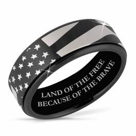 Land of the Free Mens Spinner Ring 2108 001 5 1