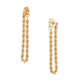 Glimmers of Gold 14kt Hoop Earrings 6206 001 7 1