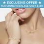 The I Love You Ruby Diamond Necklace 5291 0064 a model
