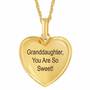 Granddaughter, You Are So Sweet Crystal Pendant, Granddaughter You Are So Sweet Swarovski Crystal Pendant 9412 002 9 2