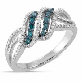The Blue Wave Diamond Ring 4944 001 9 1