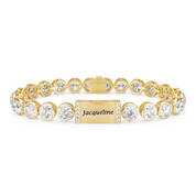 Personalized 30-Carat Tennis Bracelet with FREE Matching Stud Earrings, 30 Carat Tennis Bracelet w FREE Matching Stud Earrings 11992 0015 b bracelet