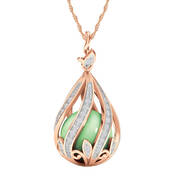 Survive & Thrive Diamond and Jade Necklace 11785 0057 a main