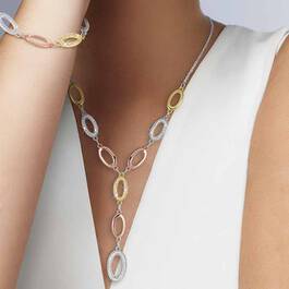 Perfection Tri color Jewelry Set 6502 001 8 5