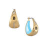 Birthstone Essence Hoops, Birthstone Essence Hoops 12373 0018 c march