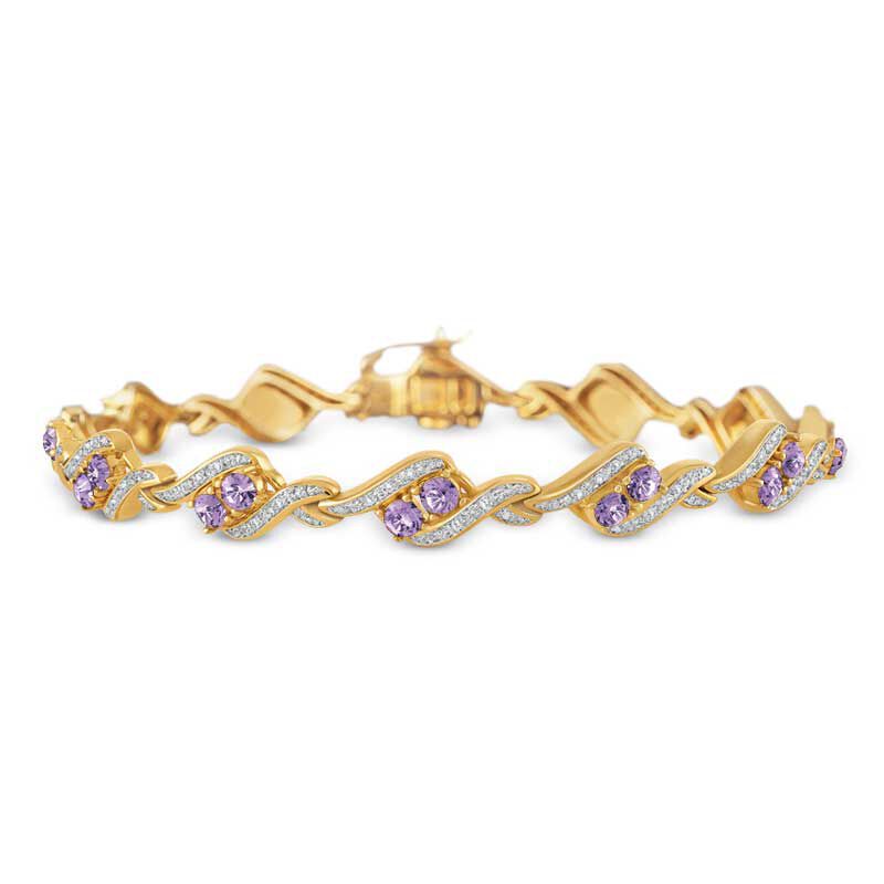 Birthstone  Diamond Bracelet 6321 001 7 6