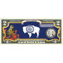 The State Bird & Flower Enhanced $2 Bill Collection, State Bird and Flower Enhanced $2 Bill Collection 11346 0018 a Wyoming