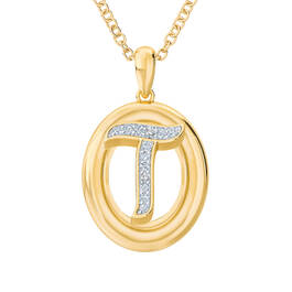 Diamond Initial Pendant 1250 0054 t pendant