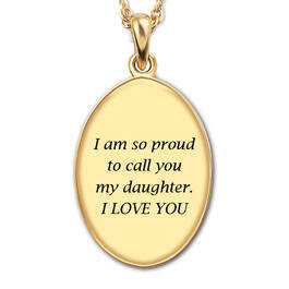 My Daughter My Little Girl Then Diamond Pendant 1162 0093 c back