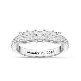 Forever Seven Carat Anniversary Ring Set 12123 0015 c ring