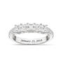 Forever Seven Carat Anniversary Ring Set 12123 0015 c ring