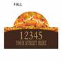 Seasonal Sensations Personalized Address Plaque, Seasonal Sensations Personalized Address Plaque 1919 002 4 3