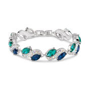 The Blue Wave Crystal Bracelet 11846 0013 a main