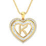 Initial Heart Pendant 10383 0014 k pendant