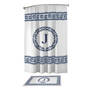 Monogram Bath Mat and Shower Curtain Set 10239 0010 j jacobowitz