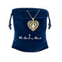 From the Heart Personalized Pearl Diamond Pendant 10564 0015 g gift pouch