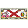 State Bird and Flower Enhanced $2 Bill Collection 11346 0018 a Alabama