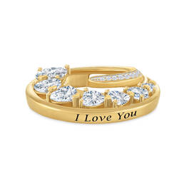 Love Magic Journey Necklace with FREE Matching Earrings 10479 0019 d inscription