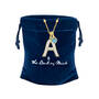 Personalized Birthstone & Diamond Initial Pendant, Birthstone Diamond Initial Pendant 11321 0017 af giftpouch