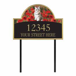 The Captivating Kitties Address Plaque by Simon Mendez 1088 007 8 1