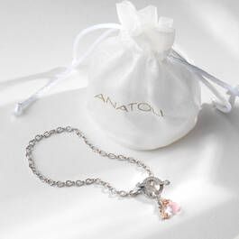 Anatoli Rose Quartz Bracelet 11142 1772 n gift pouch