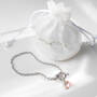 Anatoli Rose Quartz Bracelet, Anatoli Rose Quartz Bracelet 11142 1772 n gift pouch