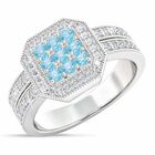 Flair  Square Personalized Birthstone  Diamond Ring 2306 001 5 3