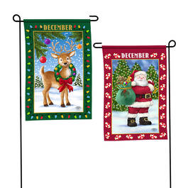 Year of Cheer Garden Flags 6547 0015 e december
