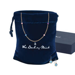 Bold Golden Rainbow Necklace Earring 11991 0040 g giftpouch