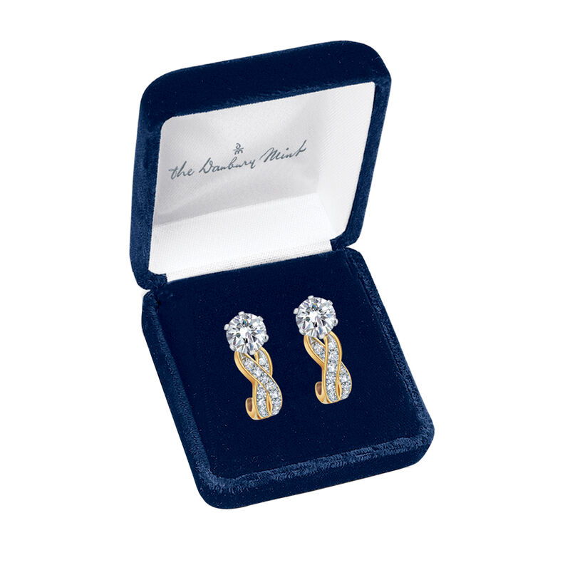 Diamonisse Bridal Earrings from Danbury Mint