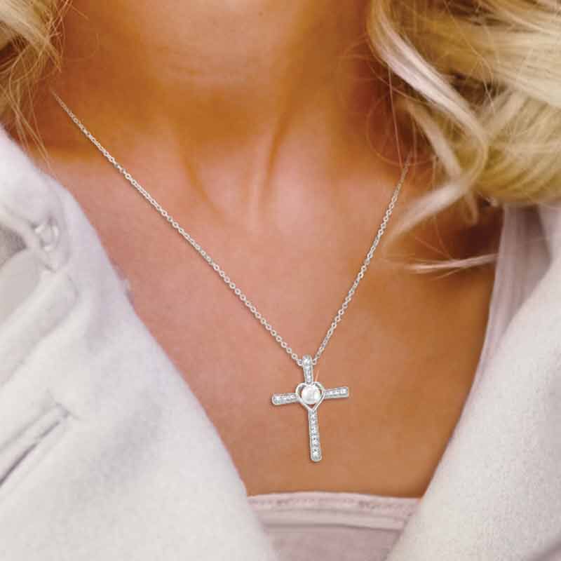 Parable of the Pearl Cross Pendant 6039 001 0 4