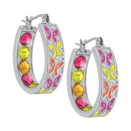 Crystal Celebrations Hoop Earrings 4608 0032 a main