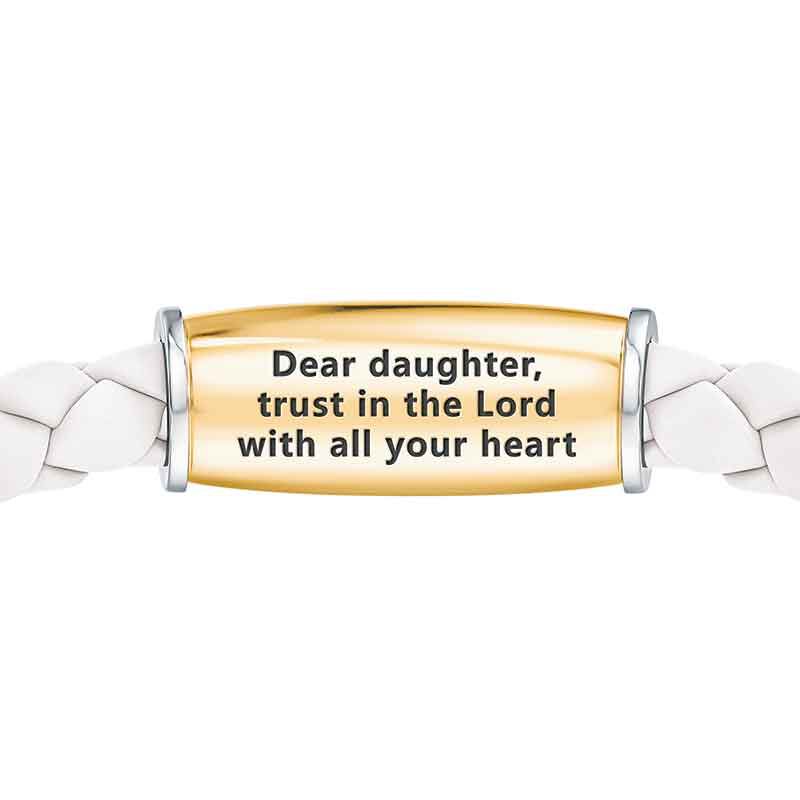Trust in the Lord Daughter Leather Bracelet 1153 001 1 2