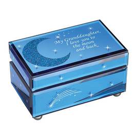 My Granddaughter I Love You to the Moon  Back Music Box 1749 001 2 1