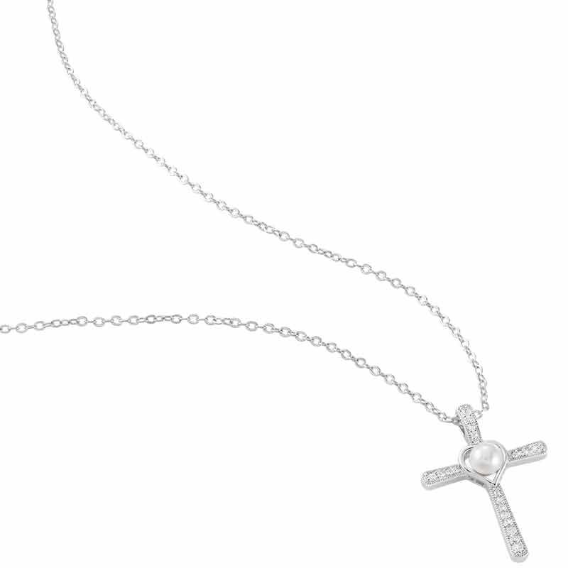 Parable of the Pearl Cross Pendant 6039 001 0 3