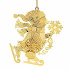 The 2020 Gold Christmas Ornament Collection 2161 007 6 12