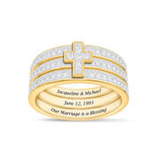 Our Marriage is a Blessing Anniversary Ring Set 11421 0016 a main