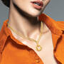 The Ties That Bind GoldAura Necklace, The Ties That Bind Gold Aura Necklace 11673 0011 m model