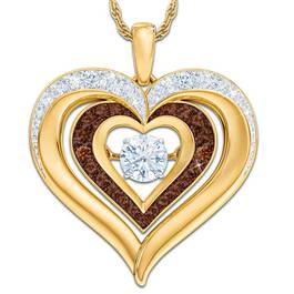 Mocha Dazzle Dancing Facets Pendant 5659 004 5 1