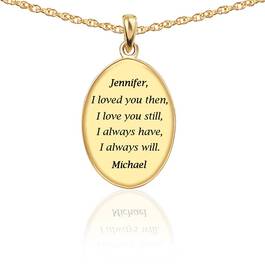 Personalized Diamond I Love You Pendant 5238 002 9 3