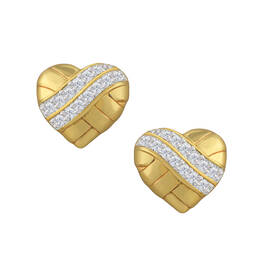 Treasures of Heart Golden Jewelry Set 10338 0010 d earring